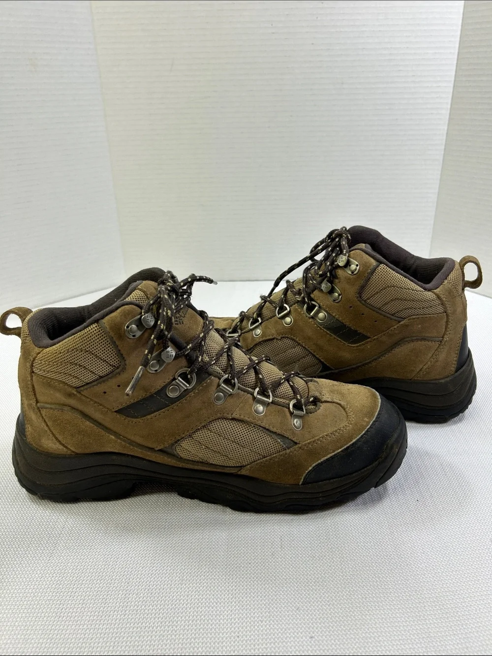 Columbia Razor Ridge Mid II Hiking Boots Brown Suede Omni-Grip Men’s 11